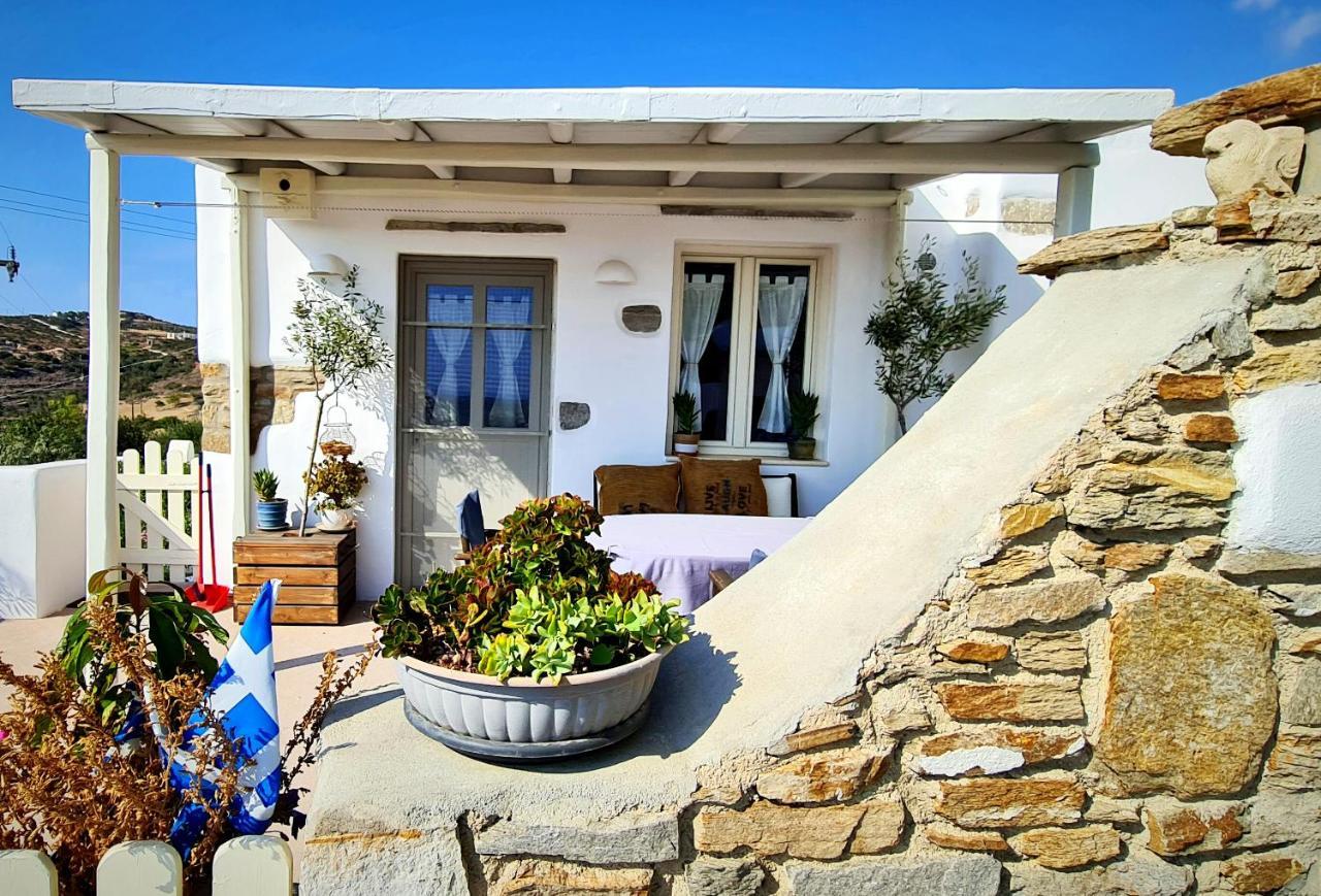 Romantic Sunset Cycladic House In Sotires Moni Christou Dasous Luaran gambar