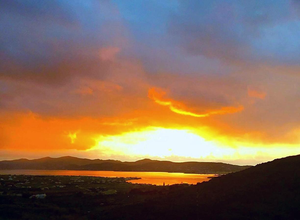 Romantic Sunset Cycladic House In Sotires Moni Christou Dasous Luaran gambar